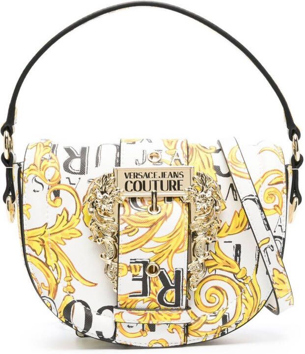 Versace Jeans Couture Schoudertas met print Wit