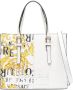 Versace Jeans Couture Shopper met barokprint Wit - Thumbnail 1