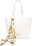 Versace Jeans Couture Shopper met logo plakkaat Wit - Thumbnail 1