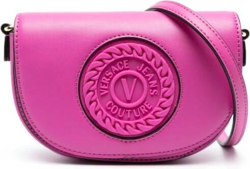 Versace Jeans Couture Shopper met logo-reliëf Paars
