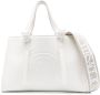 Versace Jeans Couture Shopper met logo-reliëf Wit - Thumbnail 1