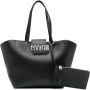 Versace Jeans Couture Shopper met logoplakkaat Zwart - Thumbnail 1