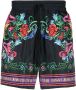 Versace Jeans Couture Shorts met bloemenprint Zwart - Thumbnail 1