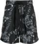 Versace Jeans Couture Shorts met trekkoord Zwart - Thumbnail 1