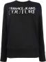 Versace Jeans Couture Sweater met logo Zwart - Thumbnail 1