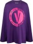 Versace Jeans Couture Sweater met logoprint Paars - Thumbnail 1