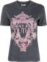 Versace Jeans Couture T-shirt met barokprint Grijs - Thumbnail 1