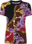 Versace Jeans Couture T-shirt met barokprint Rood - Thumbnail 1