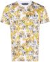 Versace Jeans Couture T-shirt met barokprint Wit - Thumbnail 1