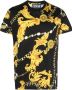 Versace Jeans Couture T-shirt met barokprint Zwart - Thumbnail 1