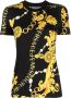 Versace Jeans Couture T-shirt met barokprint Zwart - Thumbnail 1