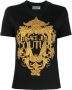 Versace Jeans Couture T-shirt met barokprint Zwart - Thumbnail 1