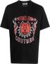 Versace Jeans Couture T-shirt met logo Zwart - Thumbnail 1