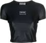 Versace Jeans Couture T-shirt met logopatch Zwart - Thumbnail 1