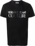Versace Jeans Couture T-shirt met logopatch Zwart - Thumbnail 1