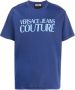 Versace Jeans Couture T-shirt met logoprint Blauw - Thumbnail 1