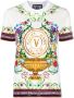 Versace Jeans Couture T-shirt met logoprint Wit - Thumbnail 1