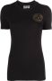 Versace Jeans Couture T-shirt met logoprint Zwart - Thumbnail 1