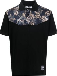Versace Jeans Couture Poloshirt met print Zwart