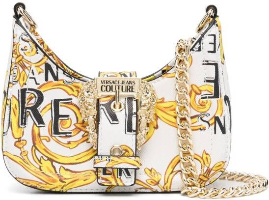Versace Jeans Couture Tas met barok gesp Wit