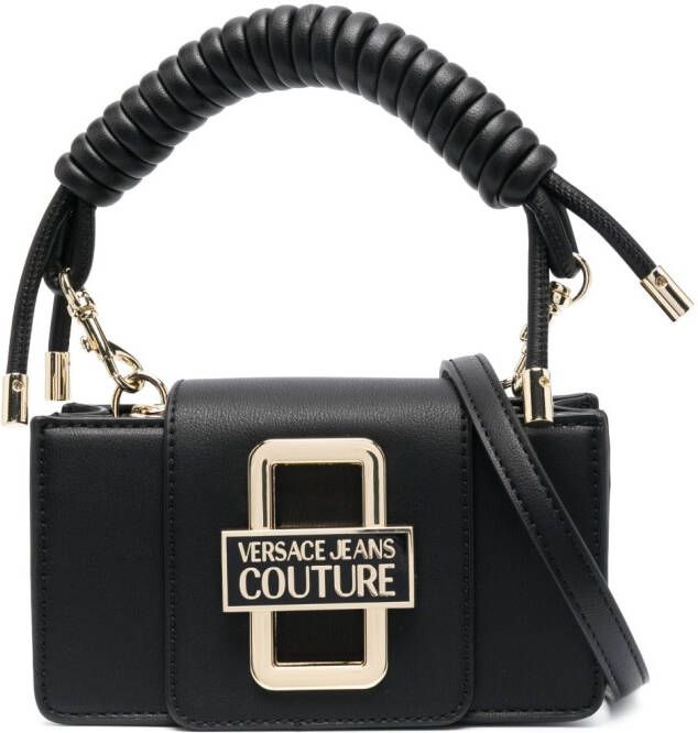 Versace Jeans Couture Tas met logoplakkaat Zwart