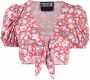 Versace Jeans Couture Top met bloemenprint Rood - Thumbnail 1