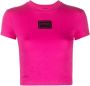 Versace Jeans Couture Top met logopatch Roze - Thumbnail 1