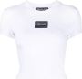 Versace Jeans Couture Top met logopatch Wit - Thumbnail 1