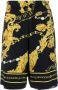 Versace Jeans Couture Trainingsshorts met Barocco print Zwart - Thumbnail 1