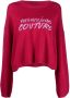 Versace Jeans Couture Trui met geborduurd logo Roze - Thumbnail 1
