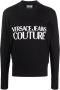Versace Jeans Couture Trui met ronde hals Zwart - Thumbnail 1