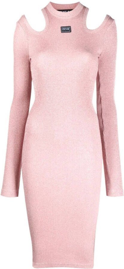 Versace Jeans Couture Uitgesneden jurk Roze