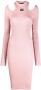 Versace Jeans Couture Uitgesneden jurk Roze - Thumbnail 1