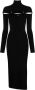 Versace Jeans Couture Uitgesneden jurk Zwart - Thumbnail 1