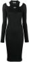 Versace Jeans Couture Uitgesneden jurk Zwart - Thumbnail 1