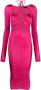 Versace Jeans Couture Uitgesneden midi-jurk Roze - Thumbnail 1