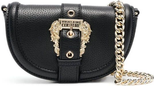 Versace Jeans Couture Schoudertas met barokdetail Zwart