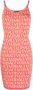 Versace Allover gebreide mini-jurk Roze - Thumbnail 1