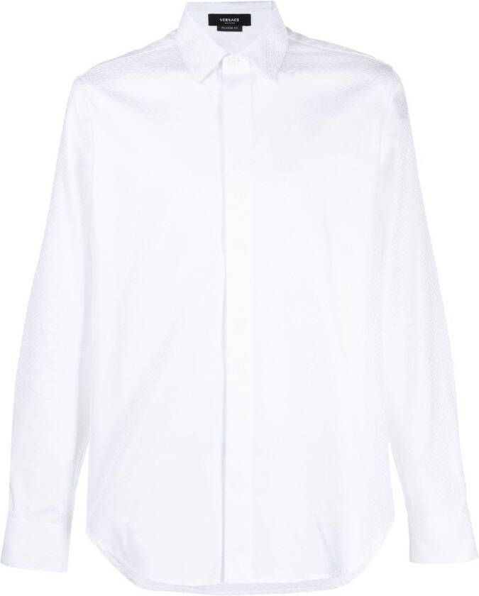 Versace Katoenen overhemd Wit