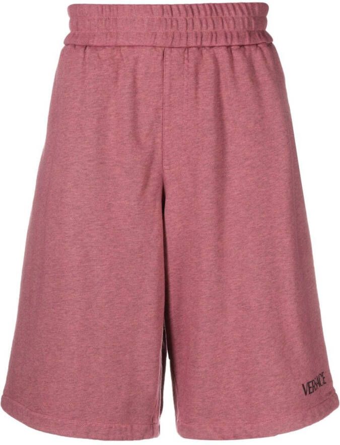 Versace Katoenen shorts Roze