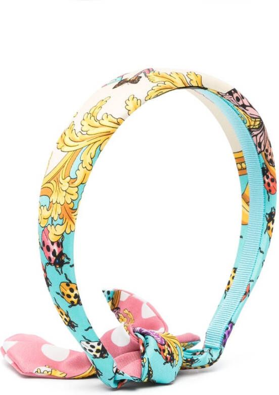 Versace Kids Haarband met vlinderprint Roze