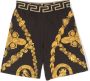 Versace Kids Shorts met barokprint Zwart - Thumbnail 1