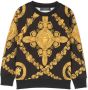 Versace Kids Sweater met Greca print Zwart - Thumbnail 1