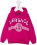 Versace Kids Hoodie met logoprint Roze - Thumbnail 1