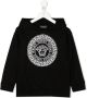 Versace Kids Hoodie met Medusa print Zwart - Thumbnail 1