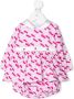 Versace Kids Jurk met geometrische print Roze - Thumbnail 1