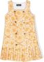 Versace Kids Jurk met grafische print Wit - Thumbnail 1