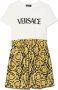 Versace Kids T-shirtjurk met Barocco Kidsprint Wit - Thumbnail 1
