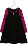 Versace Kids Jurk met logoprint Zwart - Thumbnail 1