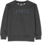 Versace Kids Sweater met logopatch Grijs - Thumbnail 1